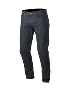 Alpinestars pantalon Denim Copper, pantalon de moto urbain pour homme, bleu foncé, coupe droite, denim avec renforts en fibre d'aramide et protections certifiées CE