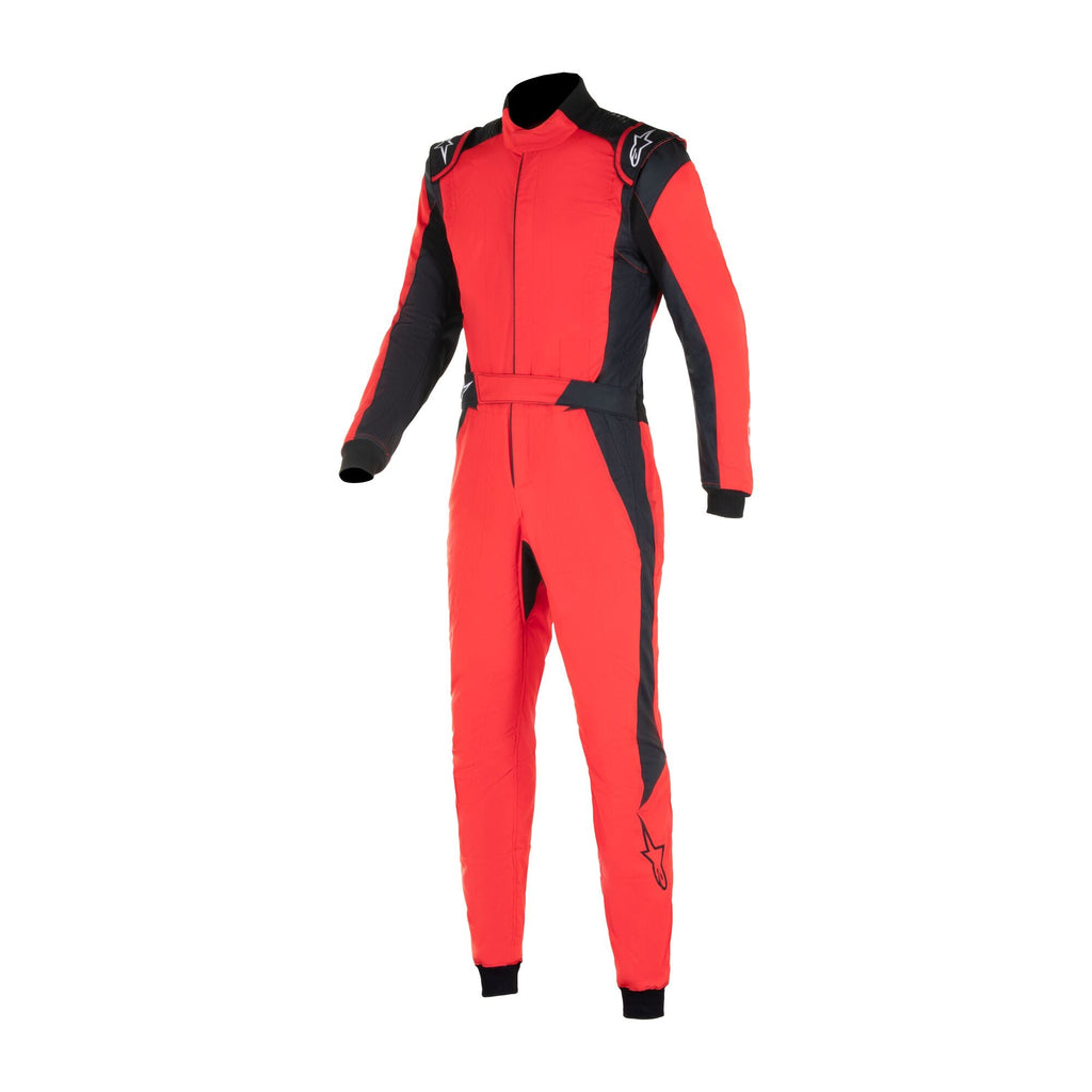 Alpinestars GP Pro Comp V2 - FIA, combinaison de course pour homme, rouge et noire, certifiée FIA, construction multicouche légère