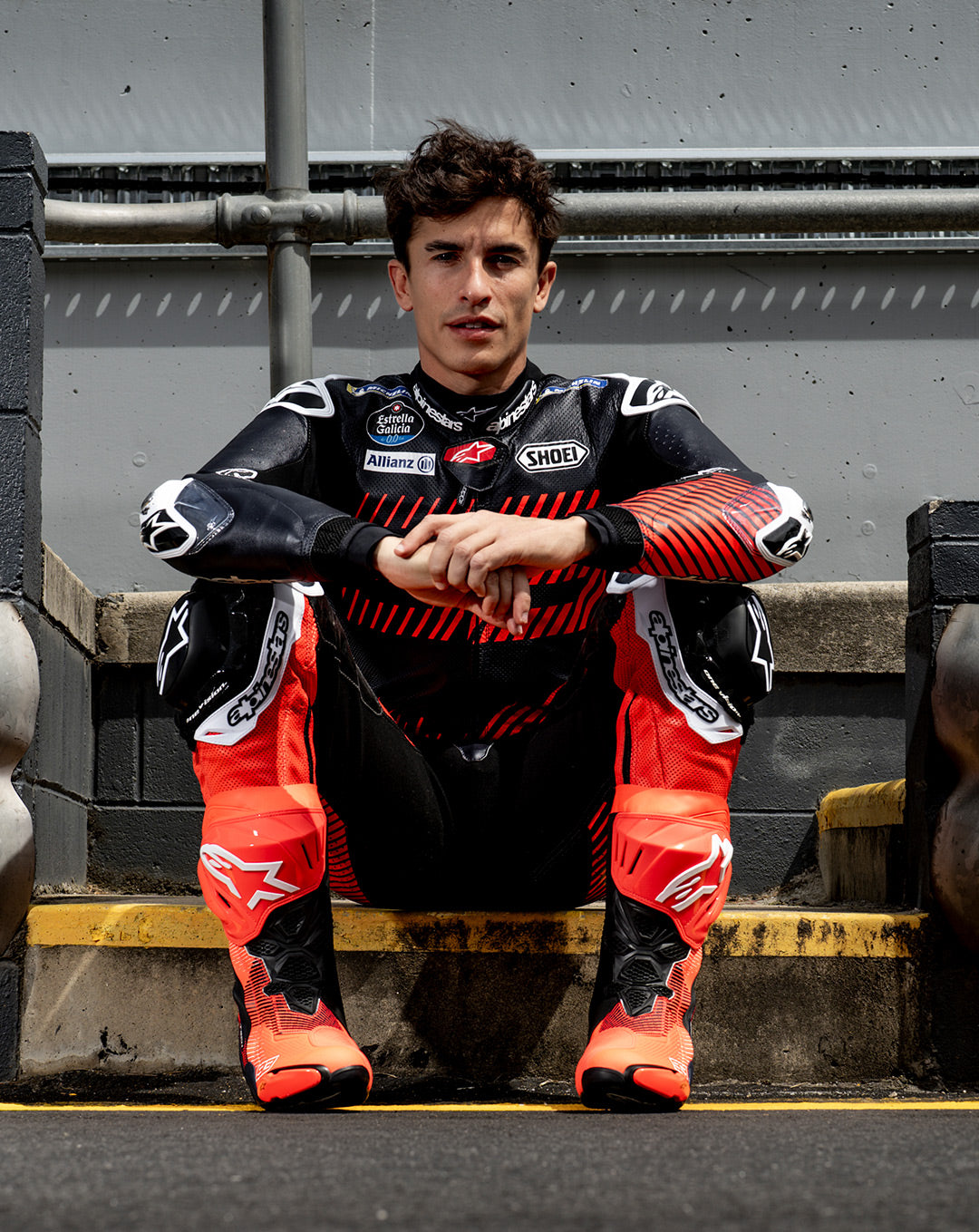バイクウェア・装備 SUPERTECH-R VENTED MM93 Replica Boot Bottes Supertech R Vented MM93 Replica - bottes RACING/SPORT RED