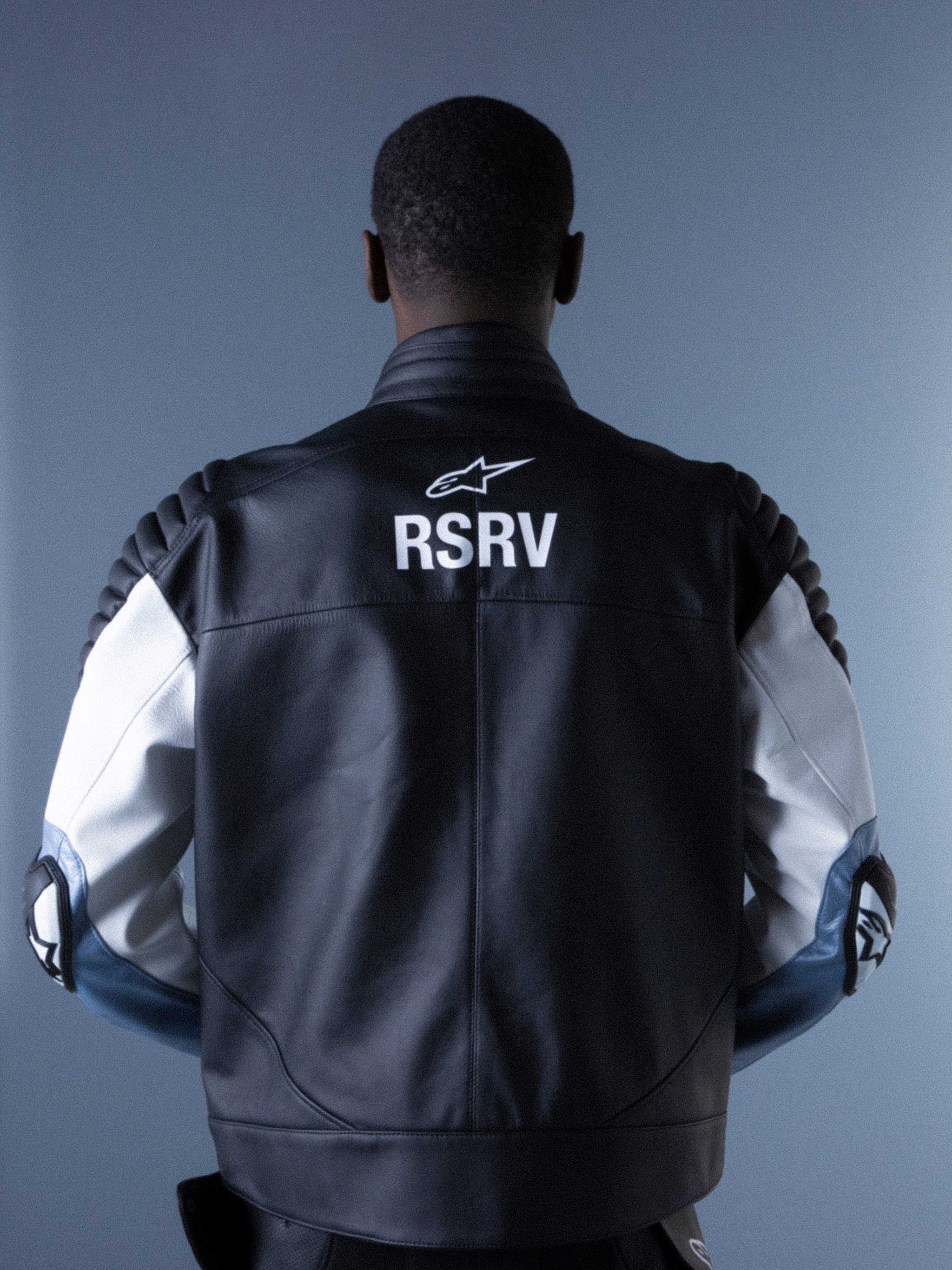 RSRV Threadline Veste en cuir
