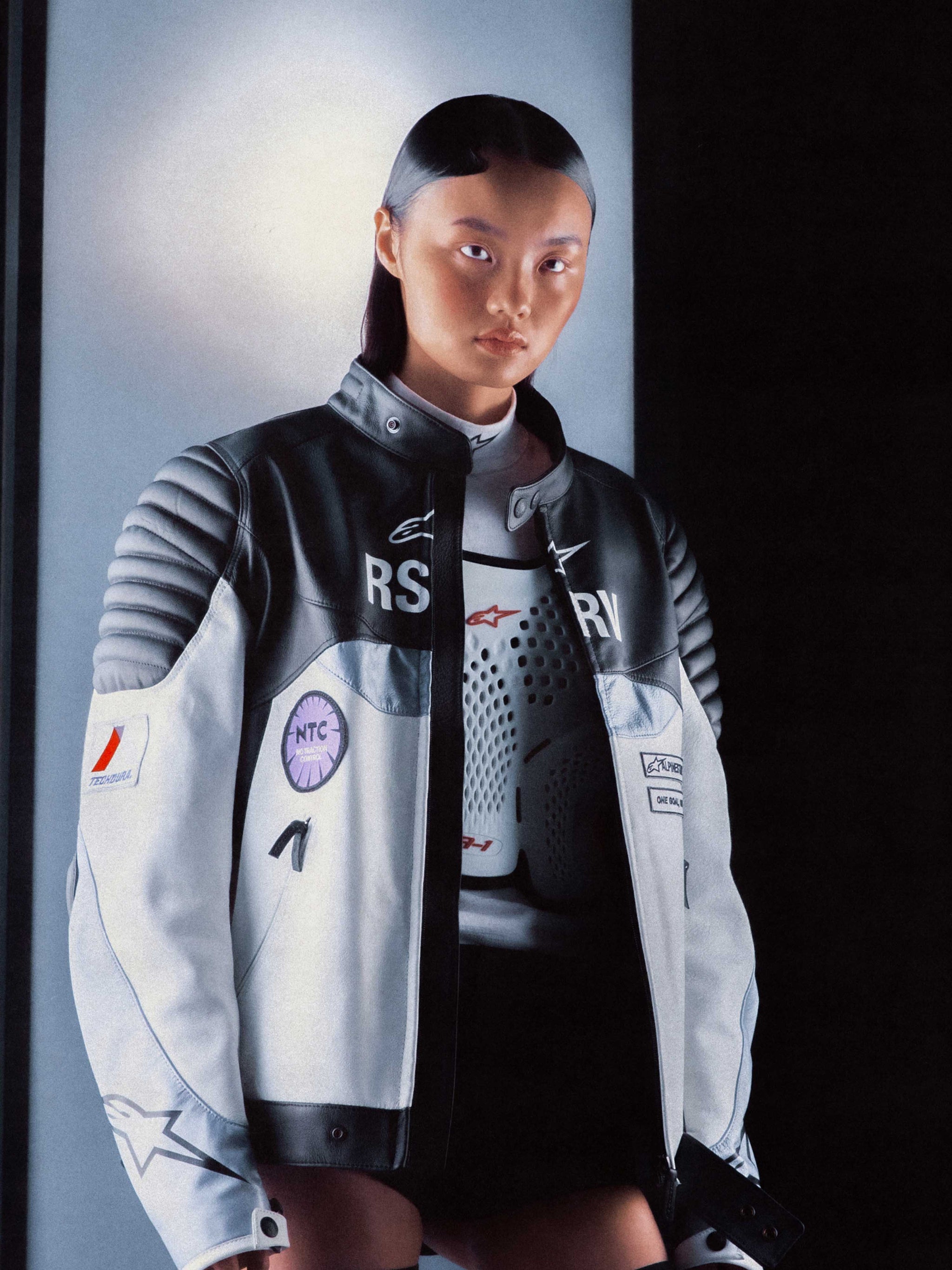 RSRV Threadline Veste en cuir