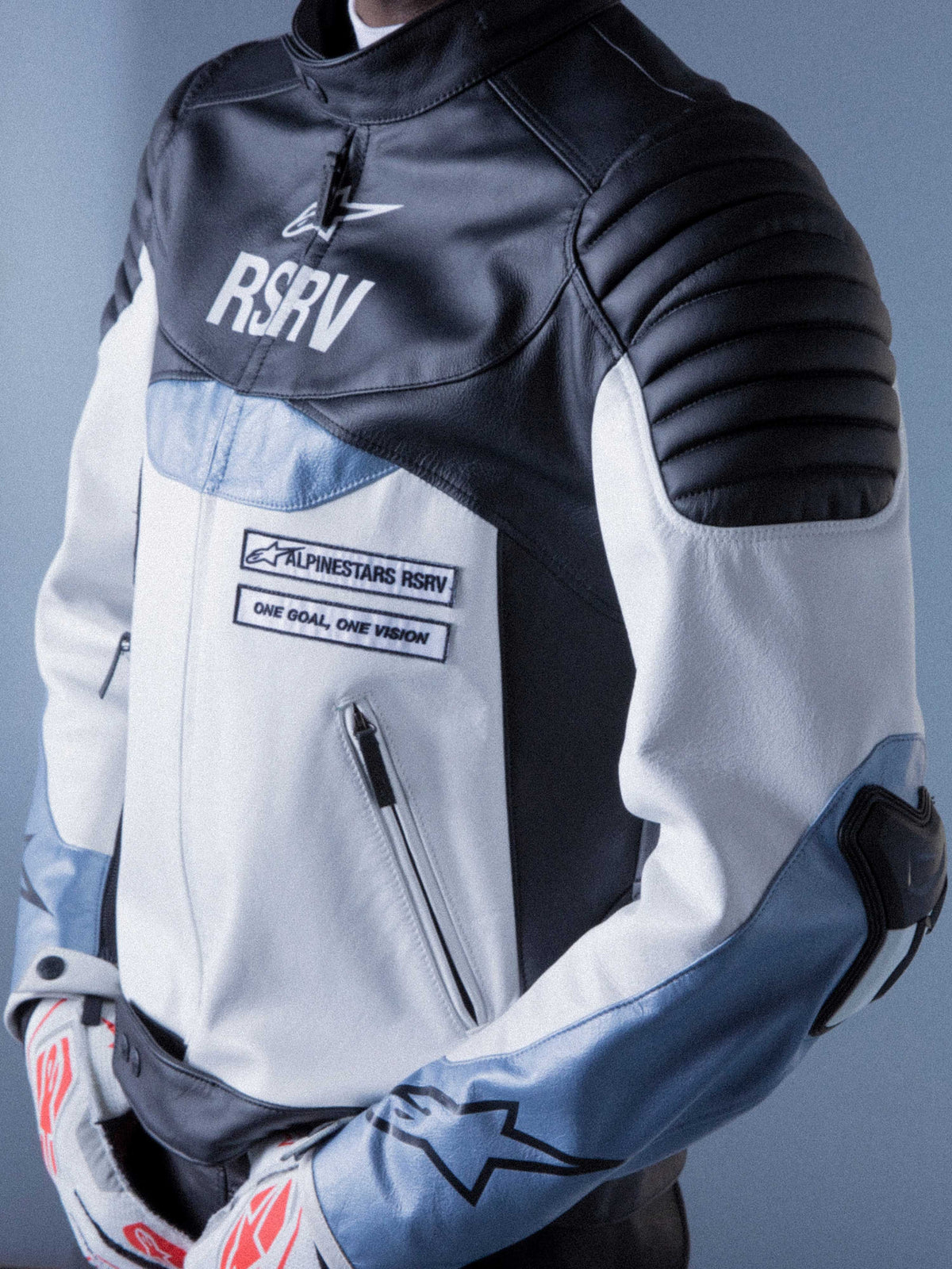 Veste En Cuir RSRV Threadline
