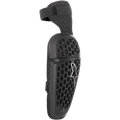 Alpinestars Youth Bionic Plus, coudière de protection pour jeune, noire, coque extérieure à motif en nid d'abeille avec logo Astar blanc, système de fermeture à double sangle, protection ergonomique de motocross et tout-terrain pour les jeunes
